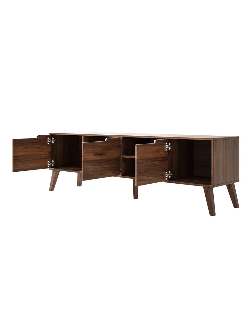 Zelto TV-taso 180 cm - Warmia-pähkinä - Huonekalut - TV- & Mediakalusteet - Tv taso & Mediataso
