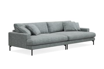 Menard Premium 5-istuttava syvä sohva chenillessä - Harmaa/sininen - Huonekalut - Sohva