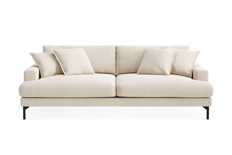 Menard Premium 4-istuttava Syvä Sohva Chenillellä - Vaalea beige - Huonekalut - Sohva - 4:n istuttava sohva