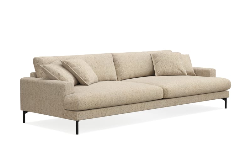 Menard Premium 5-istuttava Syvä Sohva Chenillellä - Beige - Huonekalut - Sohva