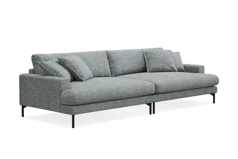 Menard Premium 5-istuttava Syvä Sohva Chenillellä - Harmaa/Sininen - Huonekalut - Sohva