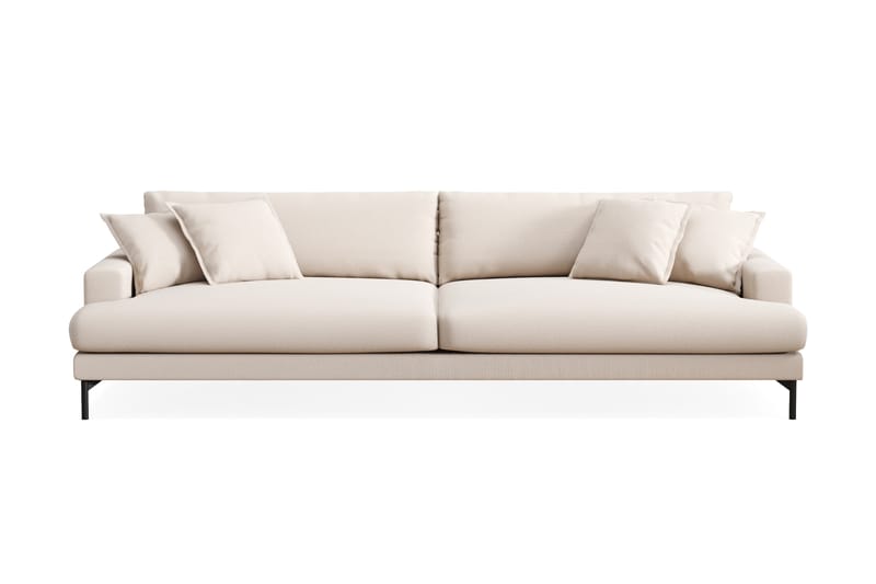 Menard Premium 5-istuttava Syvä Sohva Bouclélla - Vaalea beige - Huonekalut - Sohva