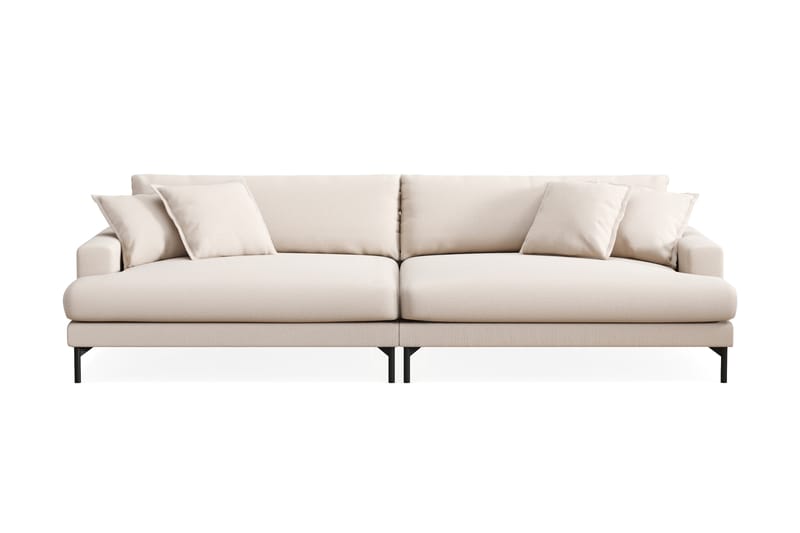 Menard Premium 5-istuttava Syvä Sohva Bouclélla - Vaalea beige - Huonekalut - Sohva