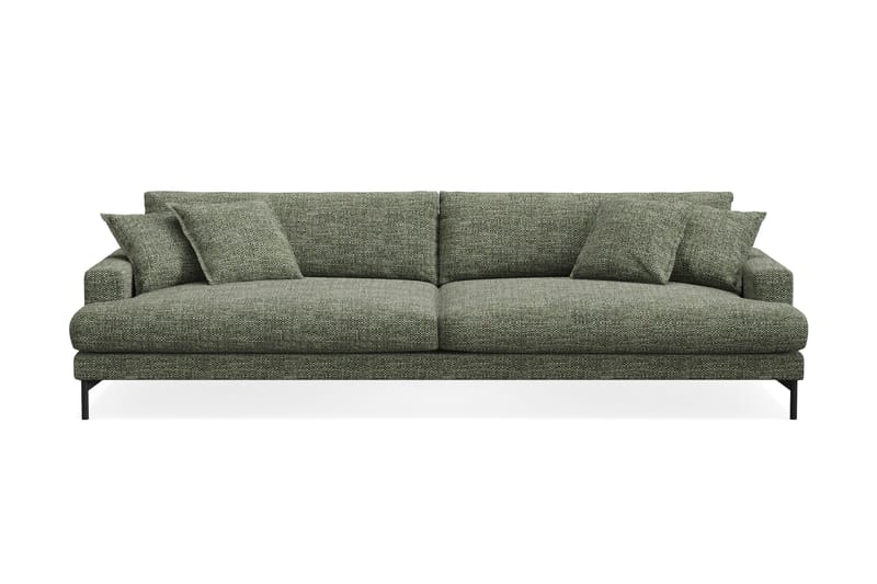 Menard Premium 5-istuttava Syvä Sohva Chenillellä - Vihreä - Huonekalut - Sohva