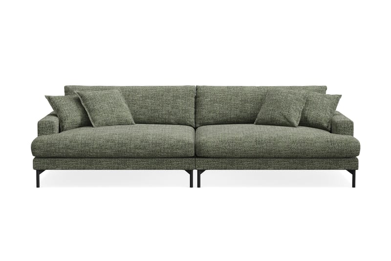 Menard Premium 5-istuttava Syvä Sohva Chenillellä - Vihreä - Huonekalut - Sohva