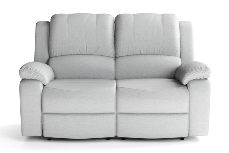Norbo Pieni Recliner-sohva - Kallistettava sohva 2-istuttava - Kotiteatterisohva kangasta - Vaaleanharmaa - Huonekalut - Sohva - Mekanismisohva - 2 istuttava mekanismisohva