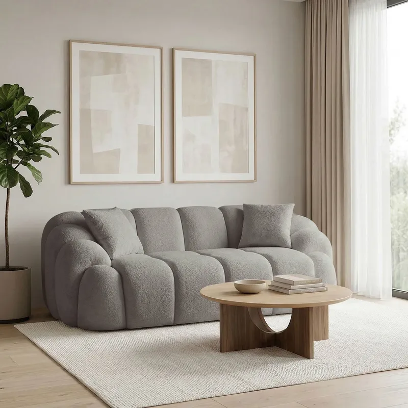 Octavio 2-istuttava sohva 199x70x80 cm - Harmaa - Huonekalut - Sohva