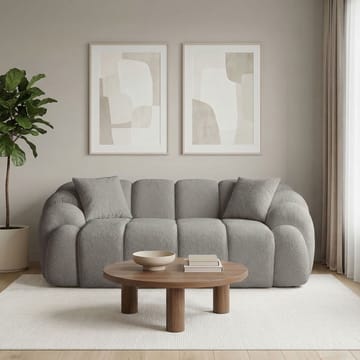 Octavio 2-istuttava sohva 199x70x80 cm - Harmaa - Huonekalut - Sohva - 2:n istuttava sohva