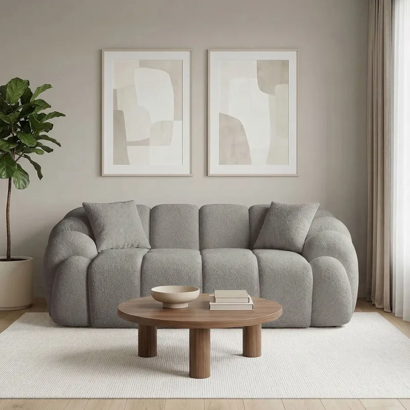 Octavio 2-istuttava sohva 199x70x80 cm - Harmaa - Huonekalut - Sohva