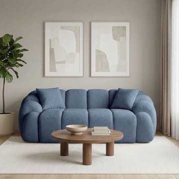 Octavio 2-istuttava sohva 199x70x80 cm - Laivastonsininen - Huonekalut - Sohva - 2:n istuttava sohva