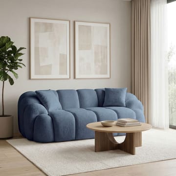 Octavio 2-istuttava sohva 199x70x80 cm - Laivastonsininen - Huonekalut - Sohva - 2:n istuttava sohva