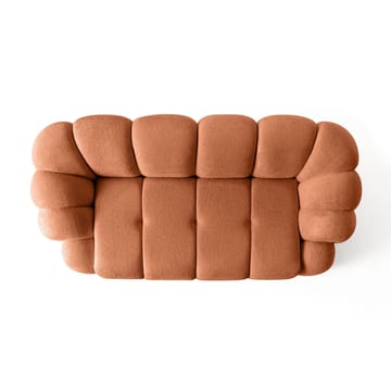 Octavio 2-istuttava sohva 199x70x80 cm - Tiilenpunainen - Huonekalut - Sohva - 2:n istuttava sohva