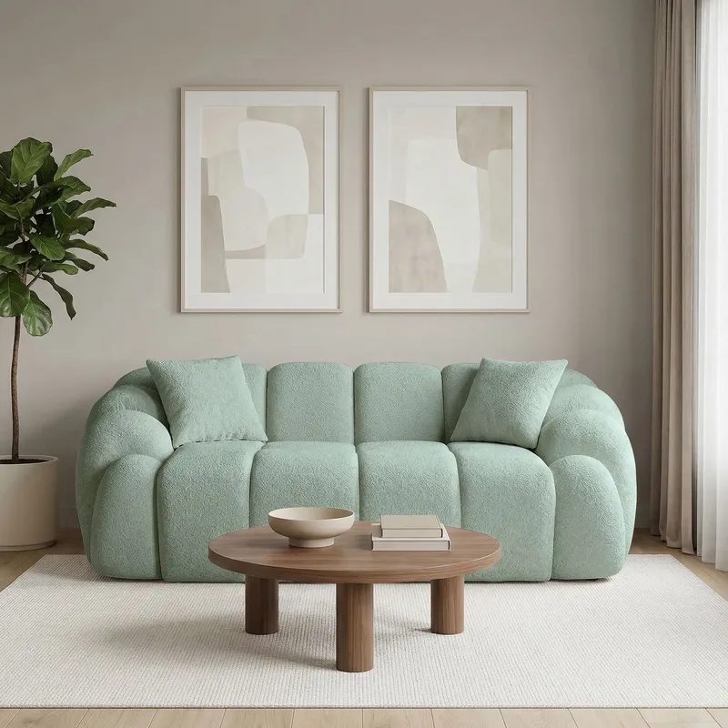 Octavio 2-istuttava sohva 199x70x80 cm - Turkoosi - Huonekalut - Sohva