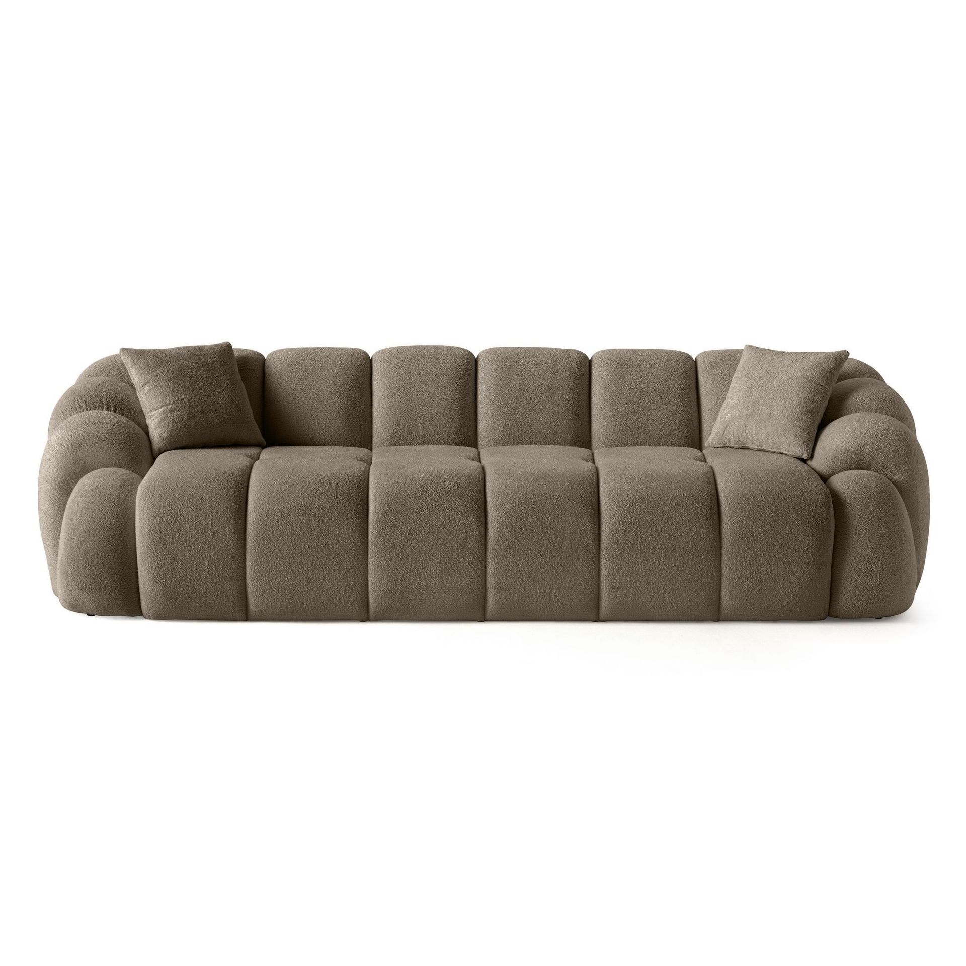 Octavio 4-istuttava sohva 268x70x80 cm - Ruskea