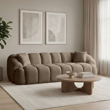 Octavio 4-istuttava sohva 268x70x80 cm - Ruskea - Huonekalut - Sohva - 4:n istuttava sohva