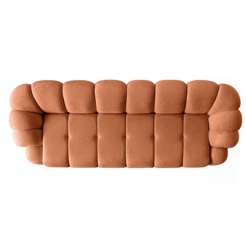 Octavio 4-istuttava sohva 268x70x80 cm - Tiilenpunainen - Huonekalut - Sohva