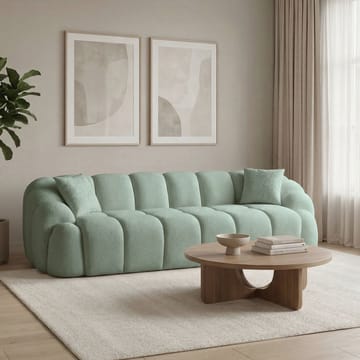 Octavio 4-istuttava sohva 268x70x80 cm - Turkoosi - Huonekalut - Sohva - 4:n istuttava sohva