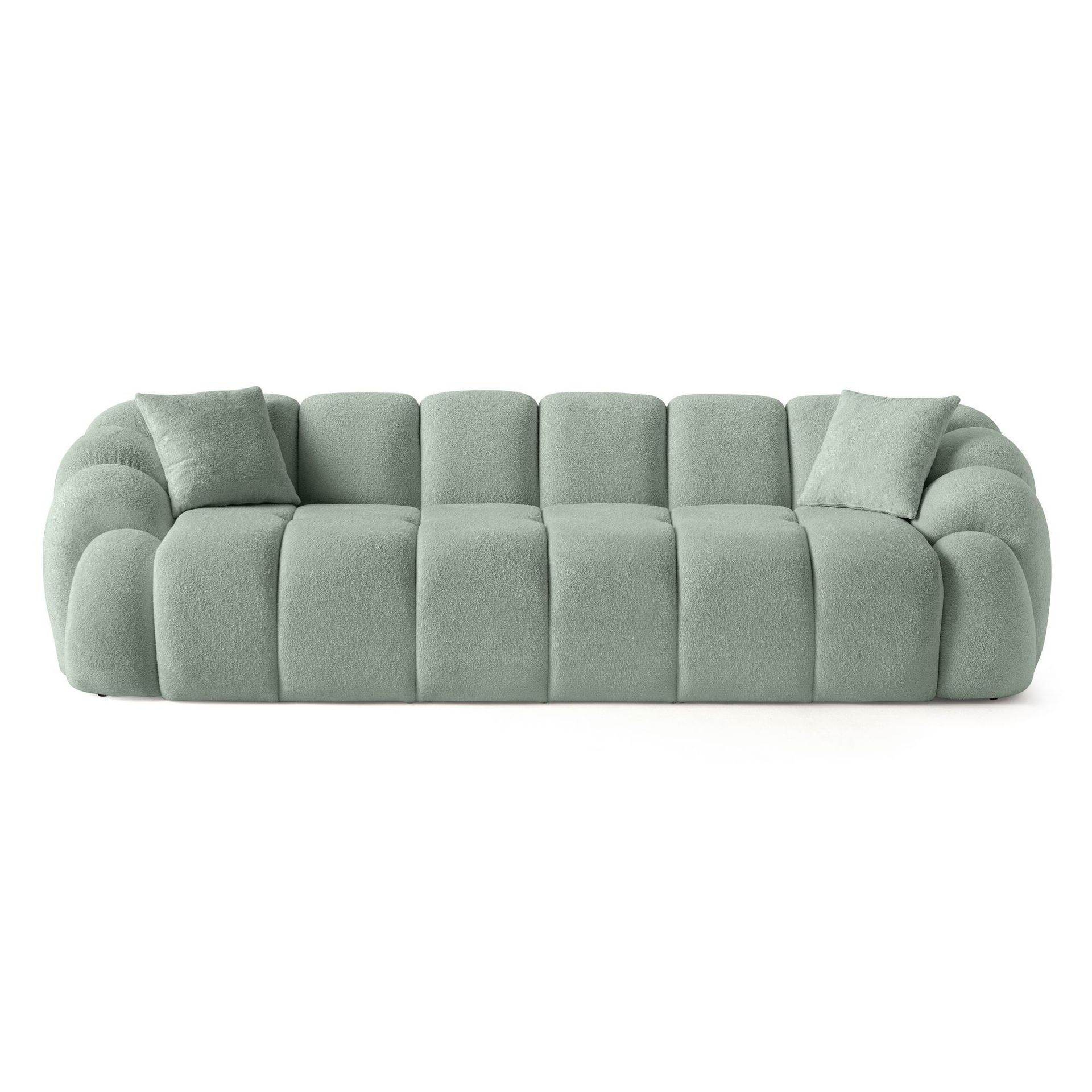 Octavio 4-istuttava sohva 268x70x80 cm - Turkoosi