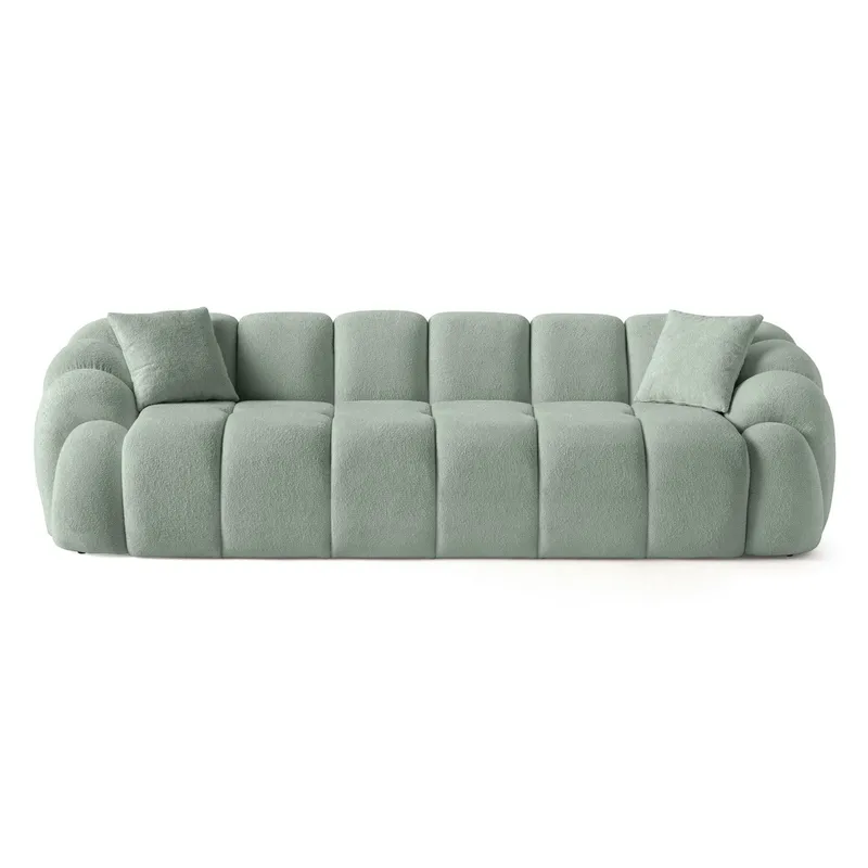 Octavio 4-istuttava sohva 268x70x80 cm, Turkoosi