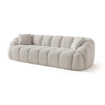 Octavio 4-istuttava sohva 268x70x80 cm - Valkoinen - Huonekalut - Sohva - 4:n istuttava sohva