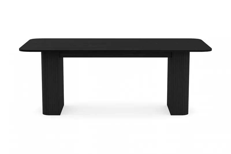 Ruokapöytä Kopparbo 200-60 cm Jatkettava, Musta Puu