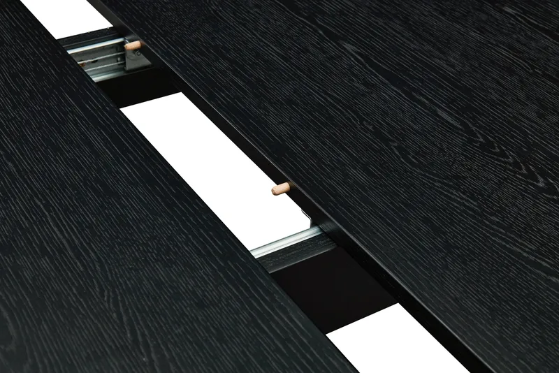 Ruokapöytä Kopparbo 180-240 cm Jatkettava - Musta Puu - Huonekalut - Pöytä & ruokailuryhmä - Ruokapöydät & keittiön pöydät