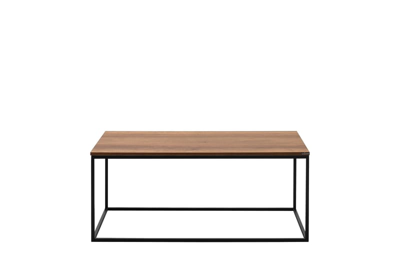 Ajmit sohvapöytä 100x60 cm ruskea - Hanah Home - Huonekalut - Pöytä & ruokailuryhmä - Sohvapöytä