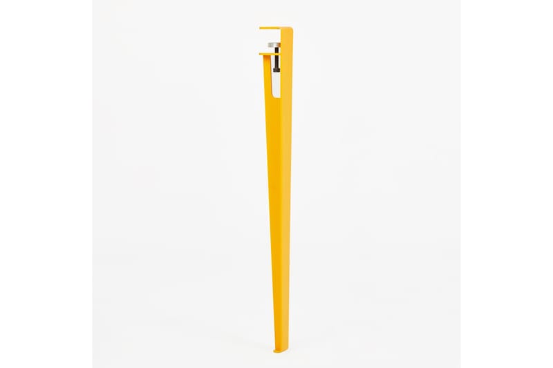 Pineios ruokapöytä 150x75 cm ruskea/keltainen - Hanah Home - Huonekalut - Pöytä & ruokailuryhmä - Ruokapöydät & keittiön pöydät