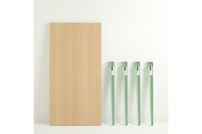 Eurotas ruokapöytä 120x60 cm ruskea/sininen - Hanah Home - Huonekalut - Pöytä & ruokailuryhmä - Ruokapöydät & keittiön pöydät