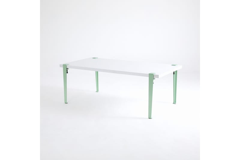 Fonissa sohvapöytä 120x60 cm valkoinen/sininen/vihreä - Hanah Home - Huonekalut - Pöytä & ruokailuryhmä - Sohvapöytä