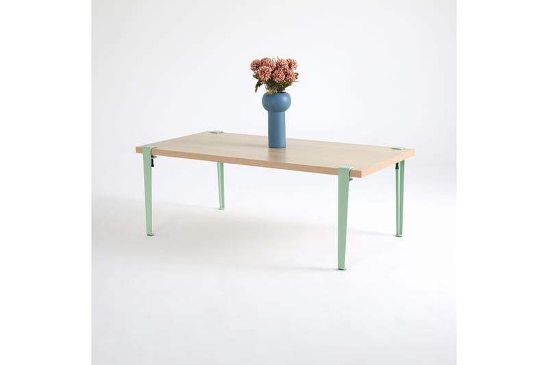 Fonissa sohvapöytä 120x60 cm ruskea/sininen - Hanah Home - Huonekalut - Pöytä & ruokailuryhmä - Sohvapöytä