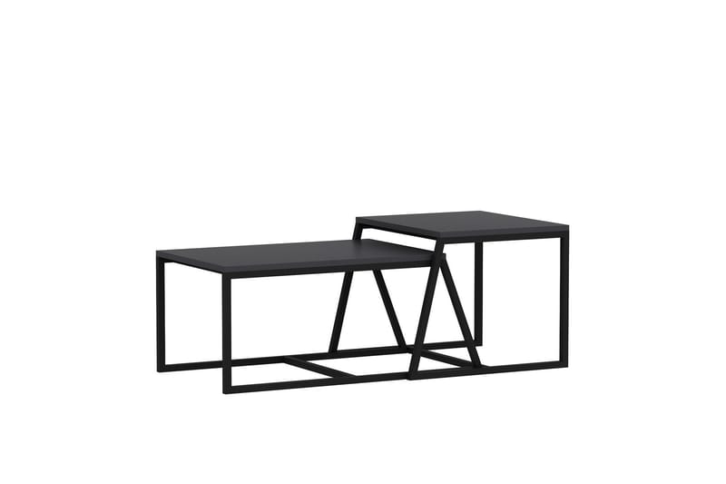 Minimal sohvapöytä 75x50 cm musta - Hanah Home - Huonekalut - Pöytä & ruokailuryhmä - Sohvapöytä