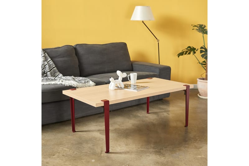 Fonissa sohvapöytä 120x60 cm tummanruskea - Hanah Home - Huonekalut - Pöytä & ruokailuryhmä - Sohvapöytä