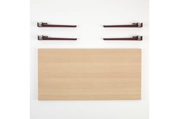 Fonissa sohvapöytä 120x60 cm tummanruskea - Hanah Home - Huonekalut - Pöytä & ruokailuryhmä - Sohvapöytä