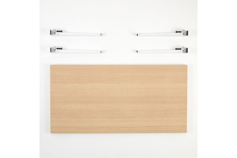 Fonissa sohvapöytä 120x60 cm ruskea/valkoinen - Hanah Home - Huonekalut - Pöytä & ruokailuryhmä - Sohvapöytä