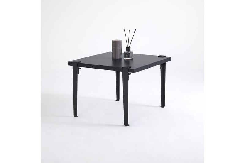 Halicheron sohvapöytä 60x60 cm musta - Hanah Home - Huonekalut - Pöytä & ruokailuryhmä - Sohvapöytä