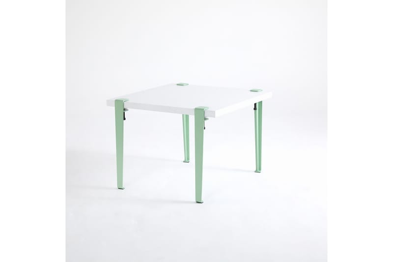 Halicheron sohvapöytä 60x60 cm valkoinen/sininen/vihreä - Hanah Home - Huonekalut - Pöytä & ruokailuryhmä - Sohvapöytä