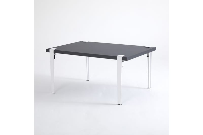 Neda sohvapöytä 90x60 cm musta/valkoinen - Hanah Home - Huonekalut - Pöytä & ruokailuryhmä - Sohvapöytä