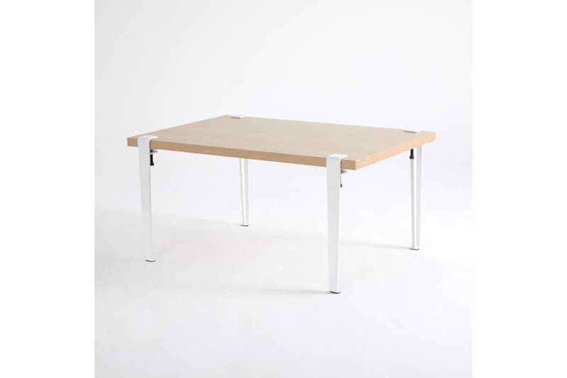 Neda sohvapöytä 90x60 cm ruskea/valkoinen - Hanah Home - Huonekalut - Pöytä & ruokailuryhmä - Sohvapöytä