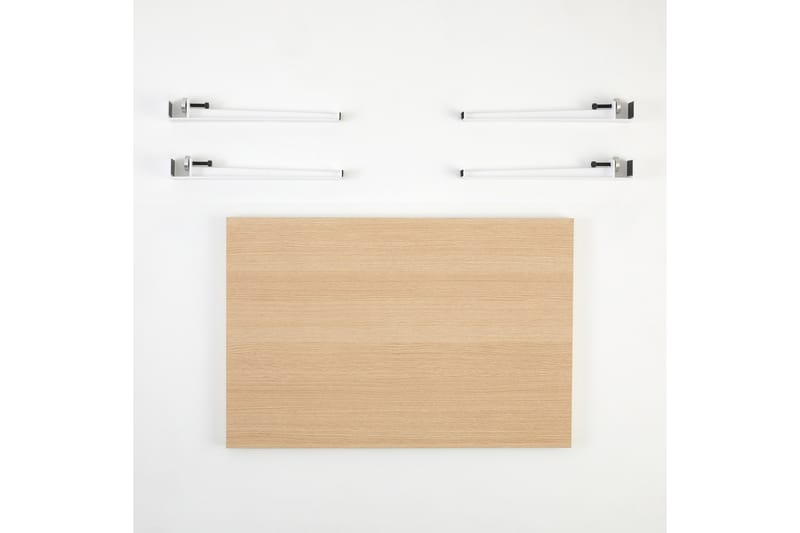 Neda sohvapöytä 90x60 cm ruskea/valkoinen - Hanah Home - Huonekalut - Pöytä & ruokailuryhmä - Sohvapöytä