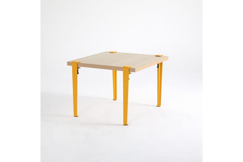 Halicheron sohvapöytä 60x60 cm ruskea/keltainen - Hanah Home - Huonekalut - Pöytä & ruokailuryhmä - Sohvapöytä