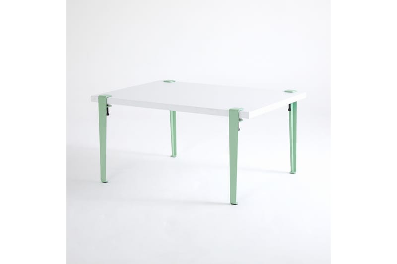 Neda sohvapöytä 90x60 cm valkoinen/sininen/vihreä - Hanah Home - Huonekalut - Pöytä & ruokailuryhmä - Sohvapöytä