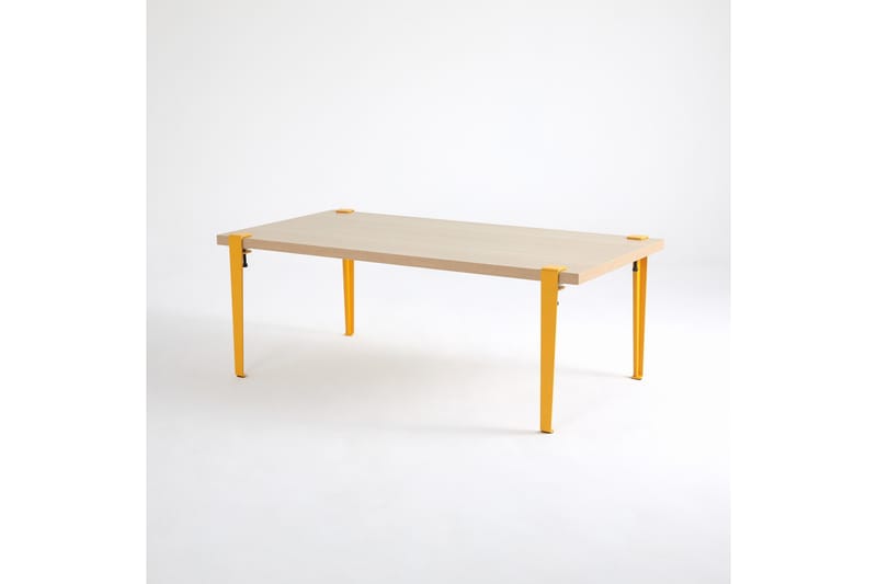 Fonissa sohvapöytä 120x60 cm ruskea/keltainen - Hanah Home - Huonekalut - Pöytä & ruokailuryhmä - Sohvapöytä