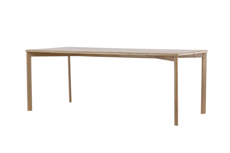 Ruokapöytä Damon 75x200 cm - Valkoinen - Huonekalut - Pöytä & ruokailuryhmä - Ruokapöydät & keittiön pöydät