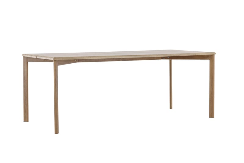 Ruokapöytä Damon 75x200 cm - Valkoinen - Huonekalut - Pöytä & ruokailuryhmä - Ruokapöydät & keittiön pöydät