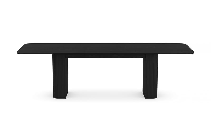 Ruokapöytä Kopparbo 200-60 cm Jatkettava - Musta Puu - Huonekalut - Pöytä & ruokailuryhmä - Ruokapöydät & keittiön pöydät