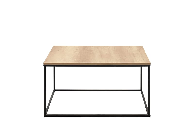 Ajmit Soffbord 80x80 cm Brown/Black - Huonekalut - Pöytä & ruokailuryhmä - Sohvapöytä