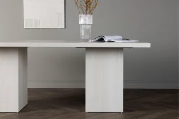 Ruokapöytä Olga 75x200 cm - Valkoinen - Huonekalut - Pöytä & ruokailuryhmä - Ruokapöydät & keittiön pöydät