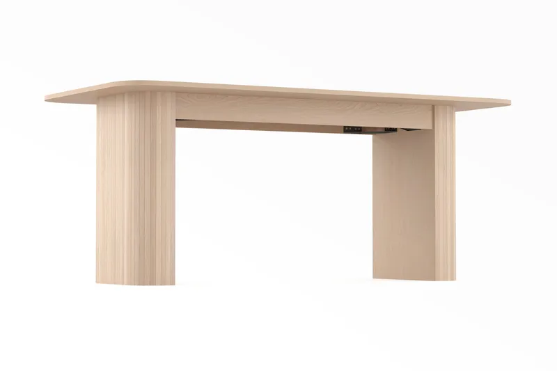 Kopparbo Ruokapöytä 180-240 cm jatkettava - Vaalea valkolakattu tammi - Huonekalut - Pöytä & ruokailuryhmä - Ruokapöydät & keittiön pöydät