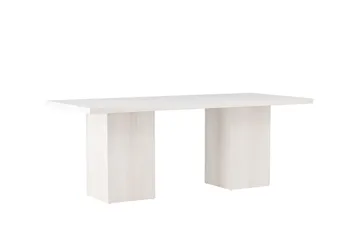 Ruokapöytä Olga 75x200 cm - Valkoinen - Huonekalut - Pöytä & ruokailuryhmä - Ruokapöydät & keittiön pöydät